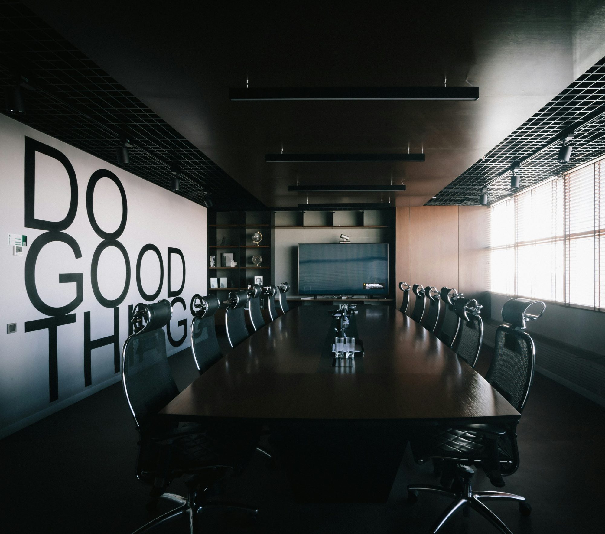 Elegant meeting room designed for collaborative sessions at Space+